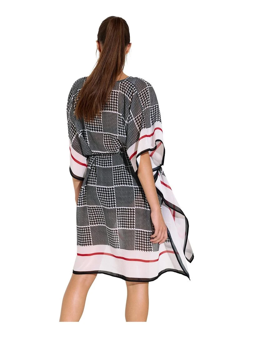 Caftan de plage Quito Noir