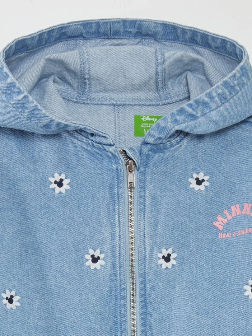 Veste denim à capuche 'Minnie' de 'Disney'   Bleu