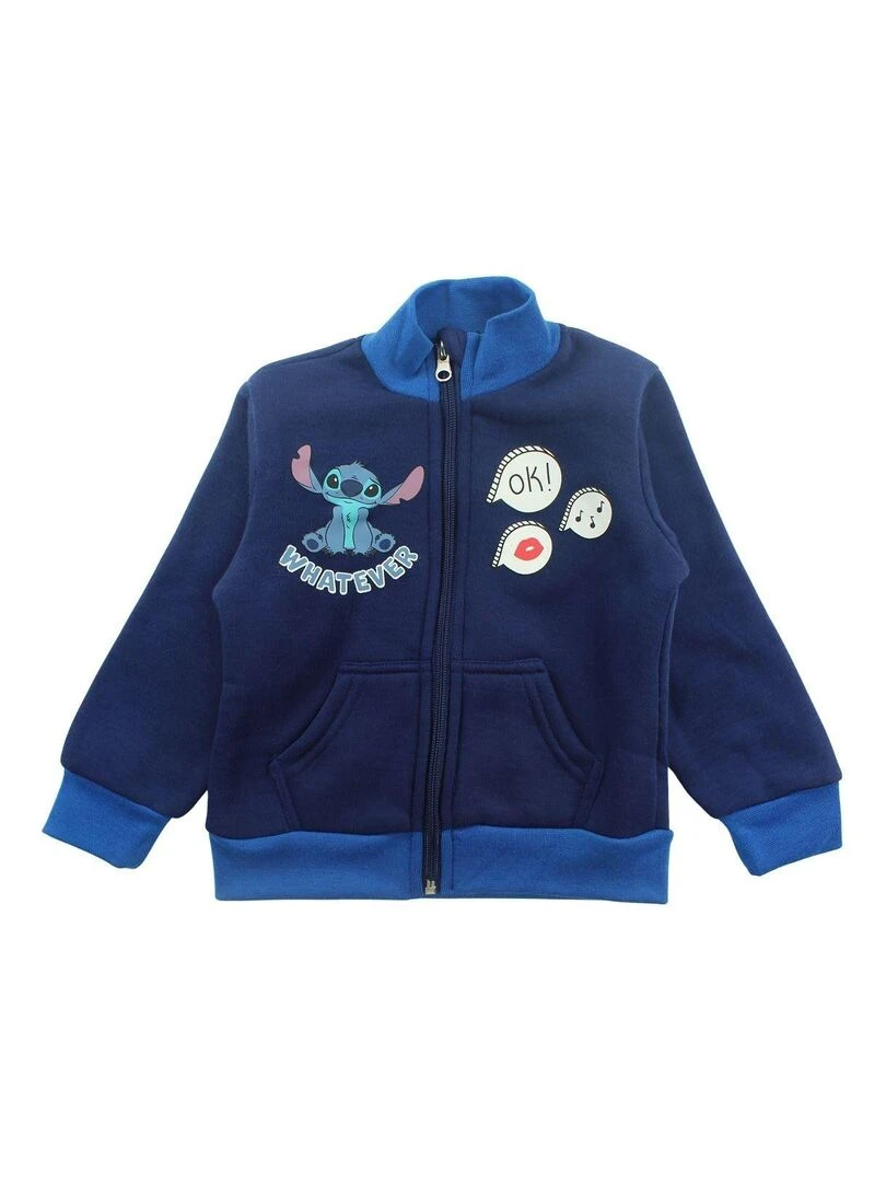 Disney Ensemble Veste pantalon garçon Imprimé Lilo Et Stitch Bleu marine