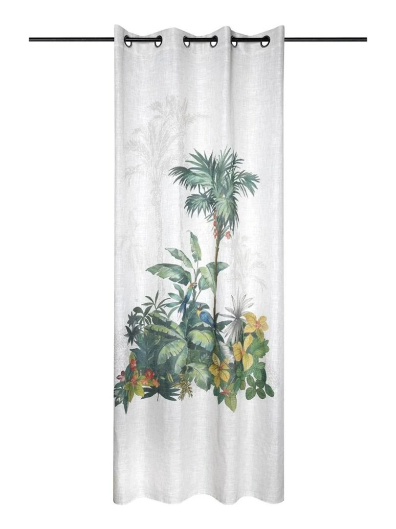 Rideau à œillets 140x260 cm Kamae Vert