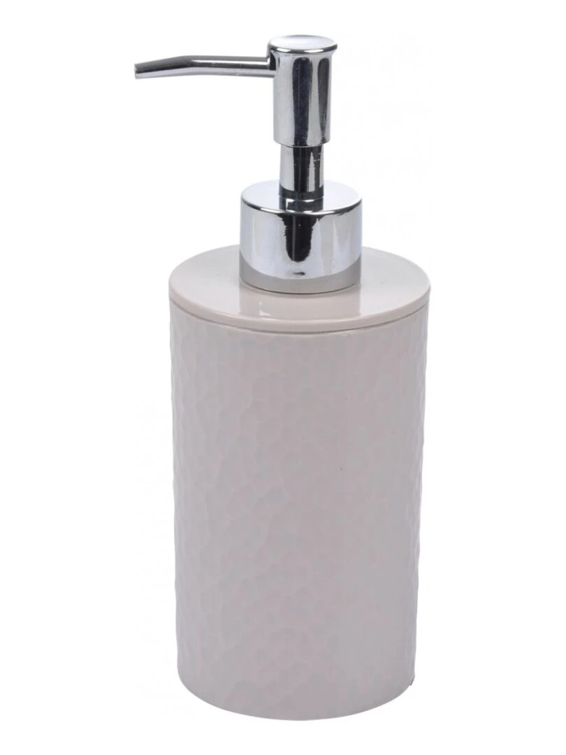 Distributeur de Savon Urban martelé Taupe Gris taupe
