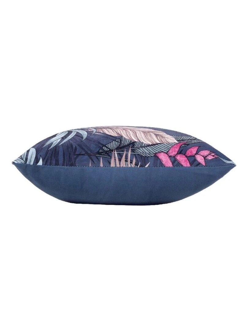 Coussin velours 45x45 Laurena   Bleu
