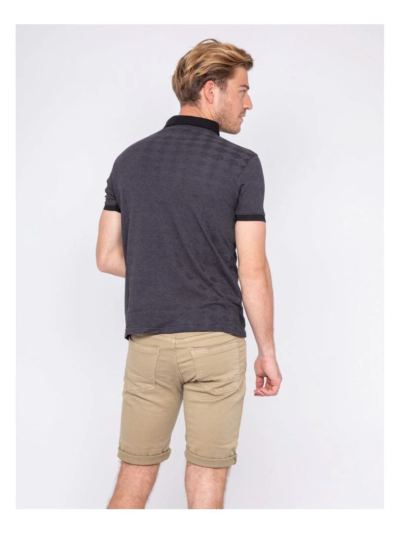 Polo pur coton PIBILOK Noir