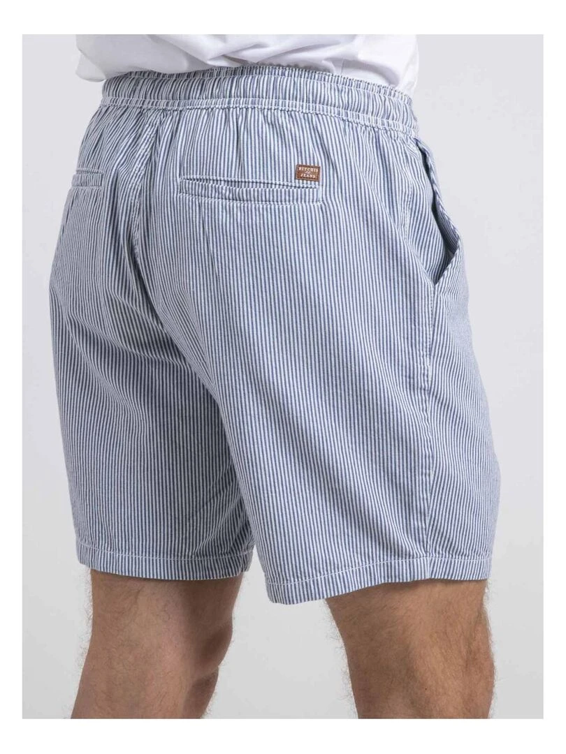 Bermuda rayé BRENT   Bleu marine