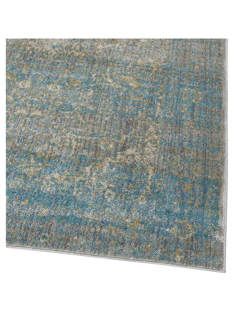 Tapis salon BELANO tissé   Bleu