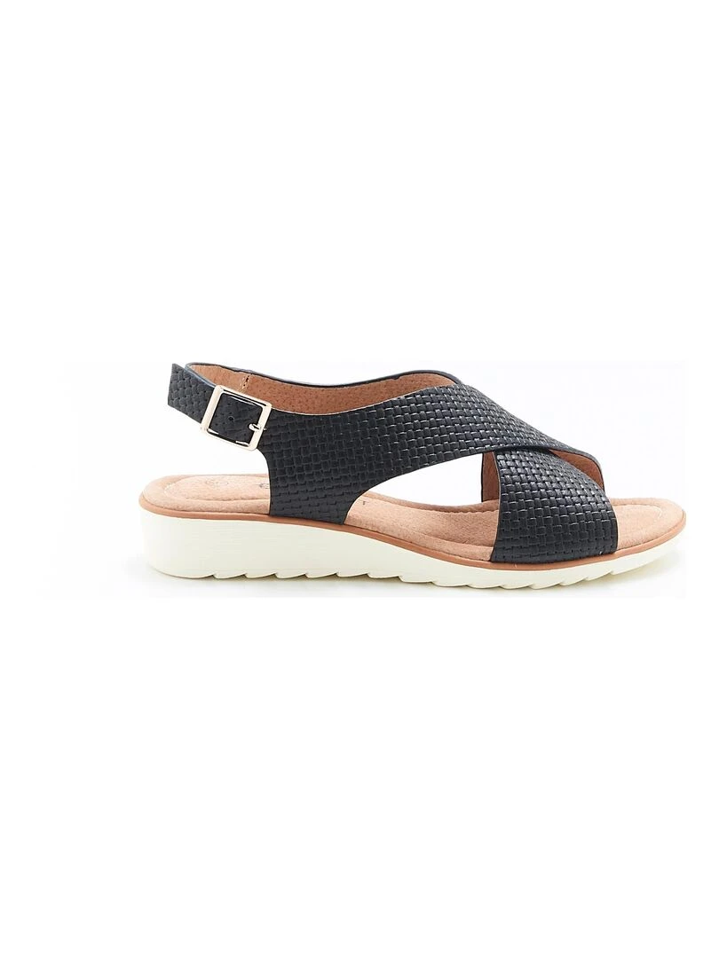 Sandales brides croisées Amortyl   Damart   Noir