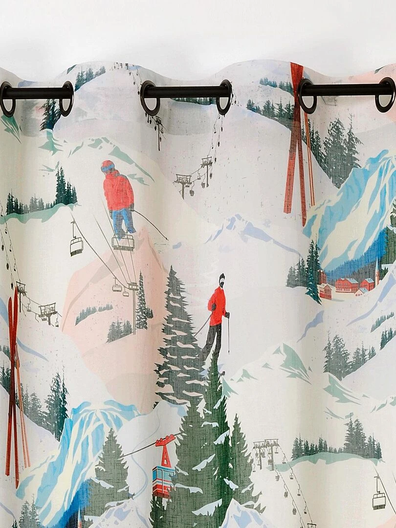 Voilage tamisant Solaise   Blanc