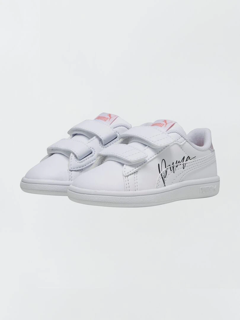Baskets smash crystal 'Puma' blanc