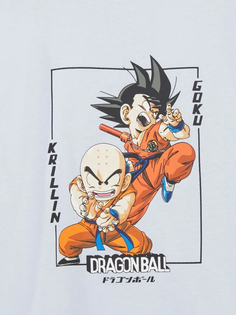 T shirt 'Dragon Ball Z' manches courtes Bleu