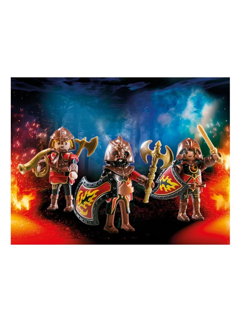 70672 'playmobil' Novelmore 3 Combattants Burnham Raiders   N/A