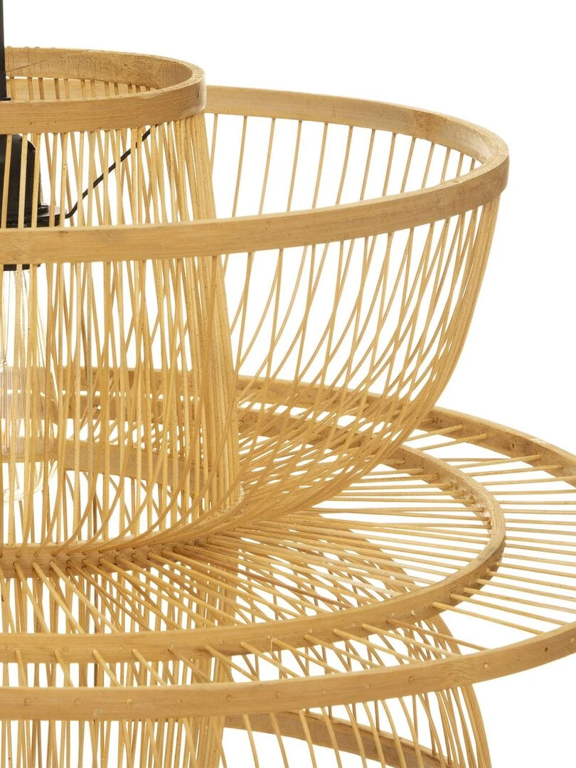Suspension en bambou   Beige