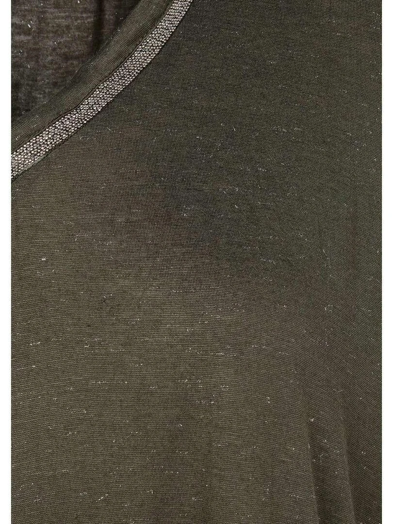 KAPORAL   T shirt col v   Kaki