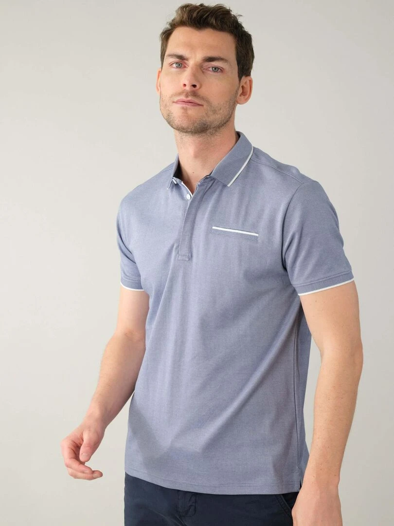 Polo à manches courtes pour homme 'Deeluxe'   Bleu