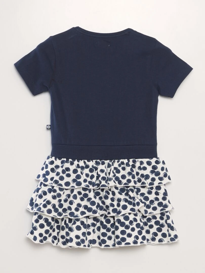 Robe 2 en 1 et bandeau assorti   Bleu