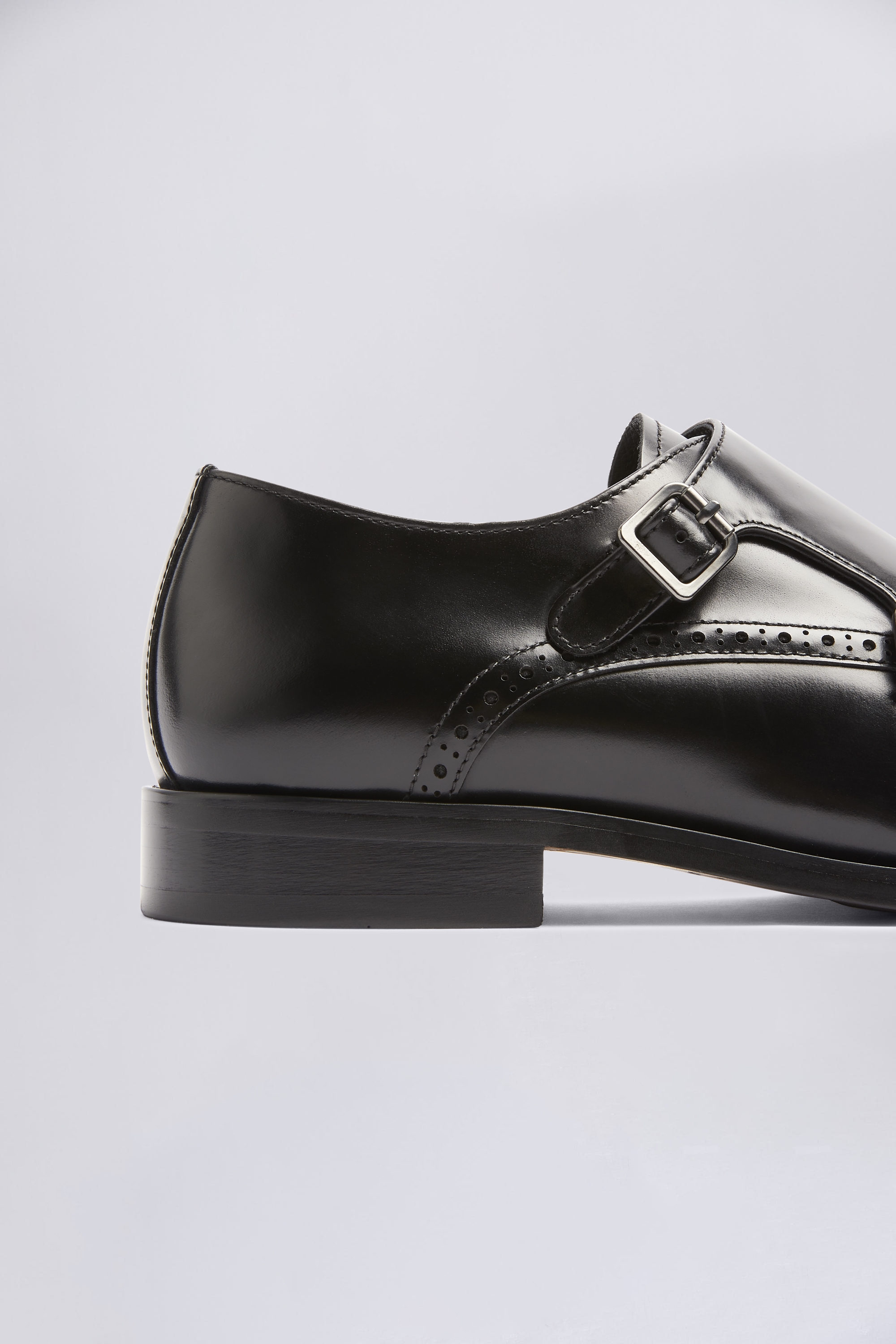 John White Alderney Black Double Monk   Buy Online at Moss