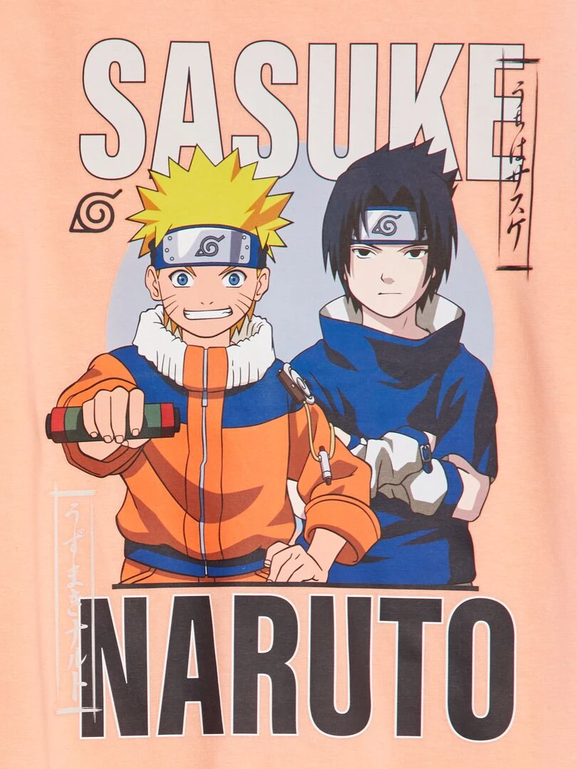 Ensemble pyjama 'Naruto' t shirt + pantalon   2 pièces   Orange