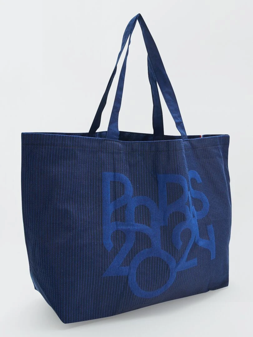 Grand tote bag   Paris 2024   Bleu marine