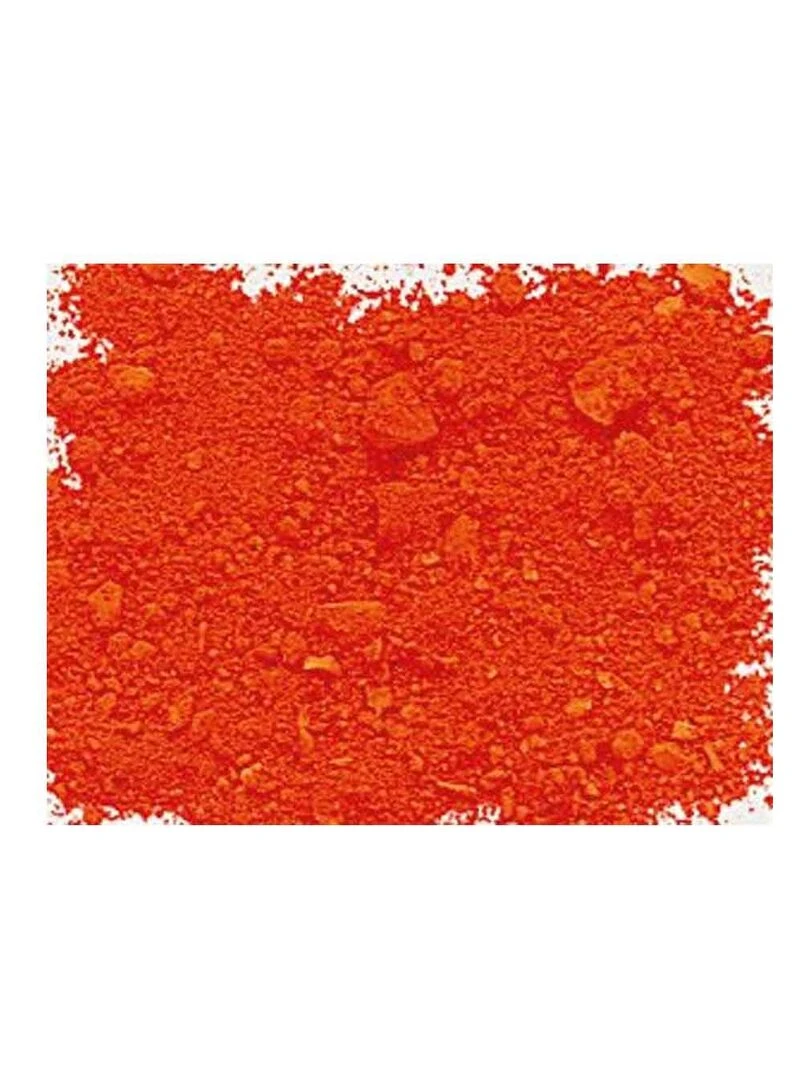 Pigment pour création de peinture   pot 110 g   Rouge de Cadmium orange véritable   N/A