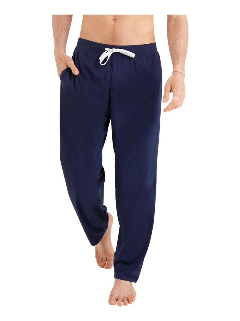 Pyjama long homme Chic Gris Bleu