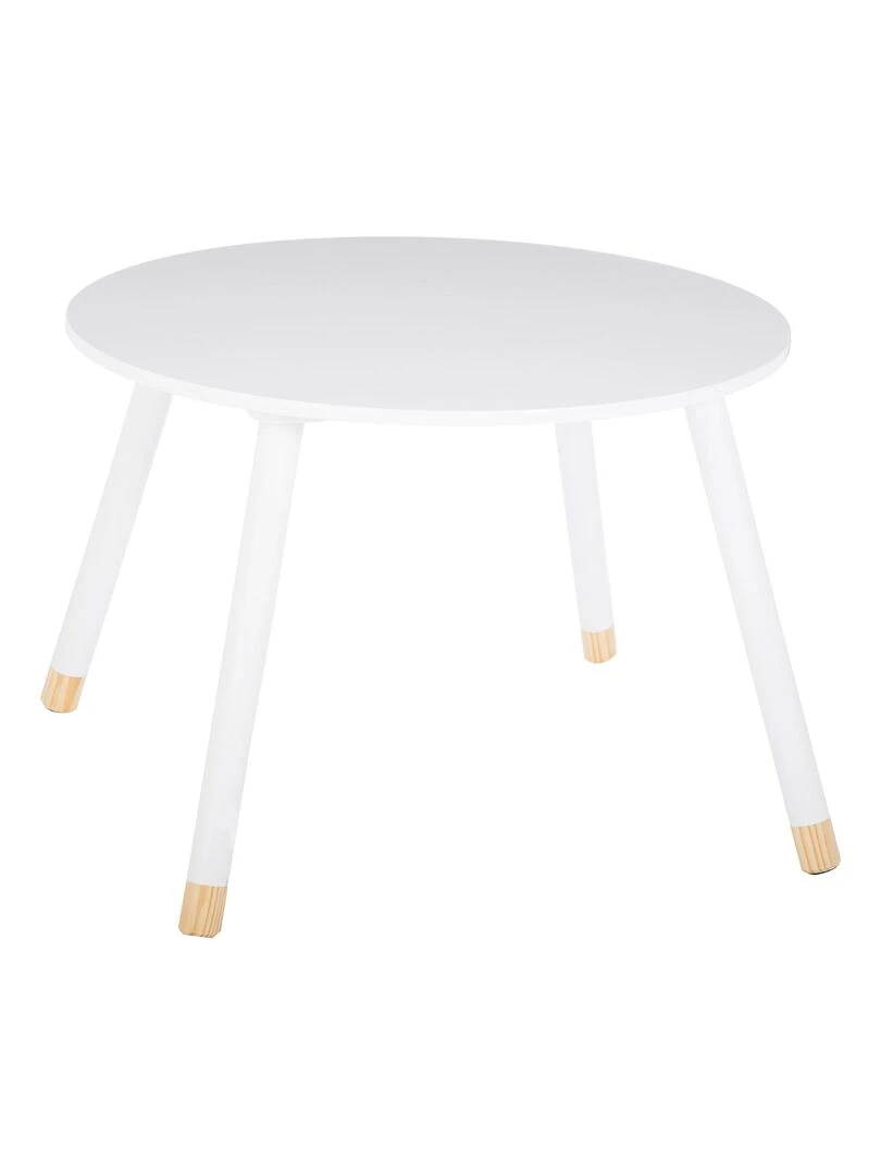 Table ronde pour enfant Blanc