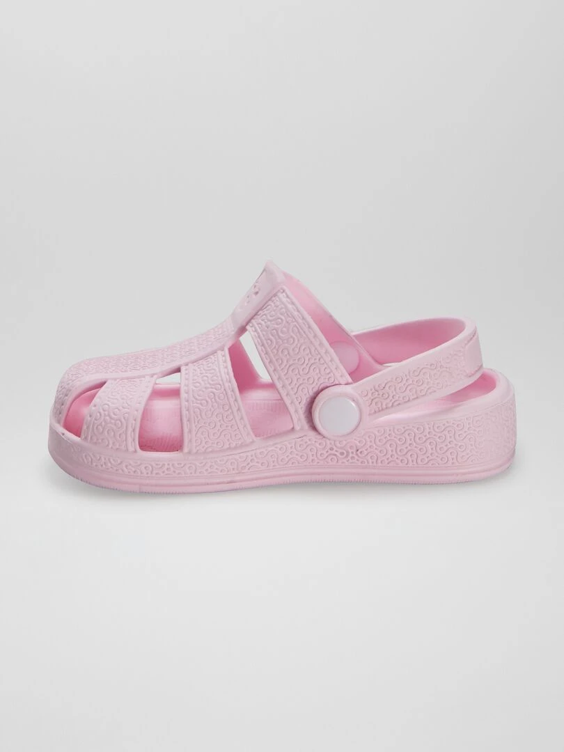 Sabot en plastique moulé   Rose