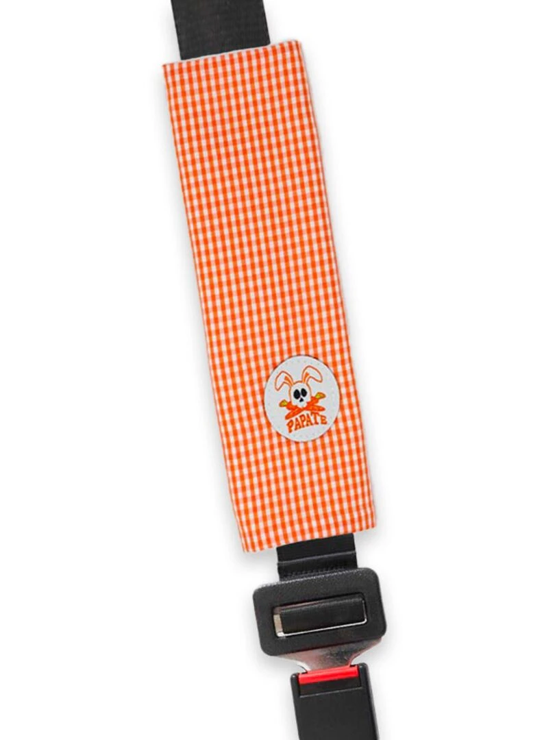 Protège Ceinture de sécurité en Coton Bio Perl Blanc