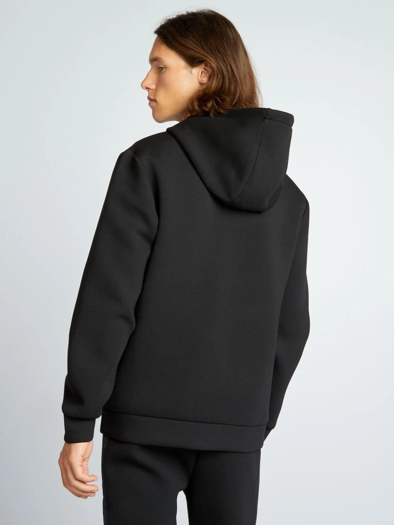 Sweat néoprène à capuche   Noir