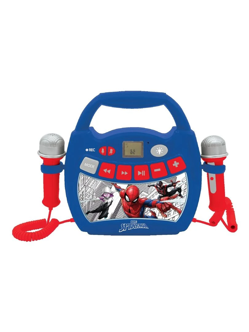Enceinte Bluetooth Spider man Avec Effets Lumineux Et Micros N/A
