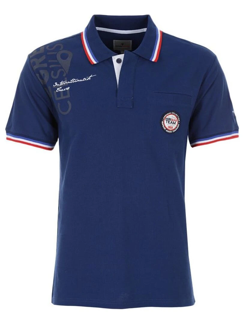 Polo manches courtes homme CALOR DEGRE CELSIUS Bleu marine