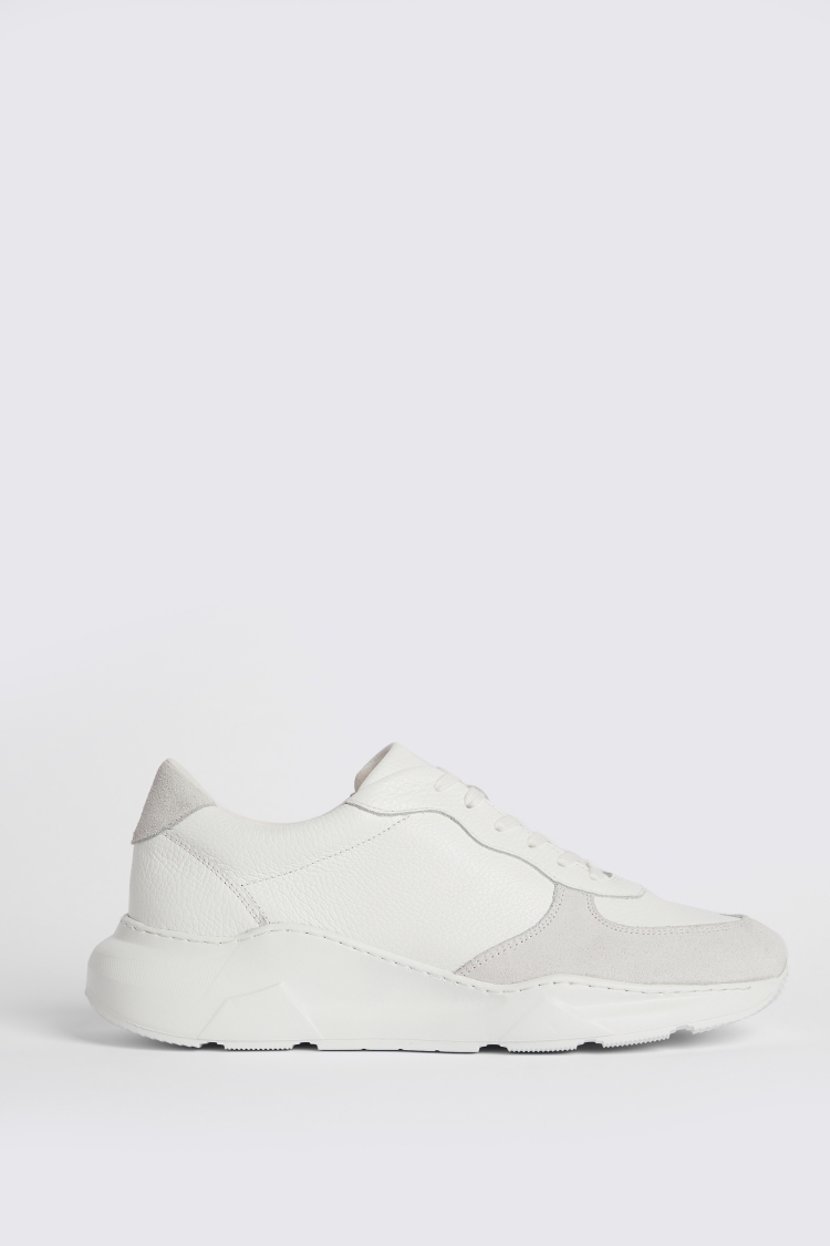 Belfast White Chunky Trainers   Buy Online at Moss