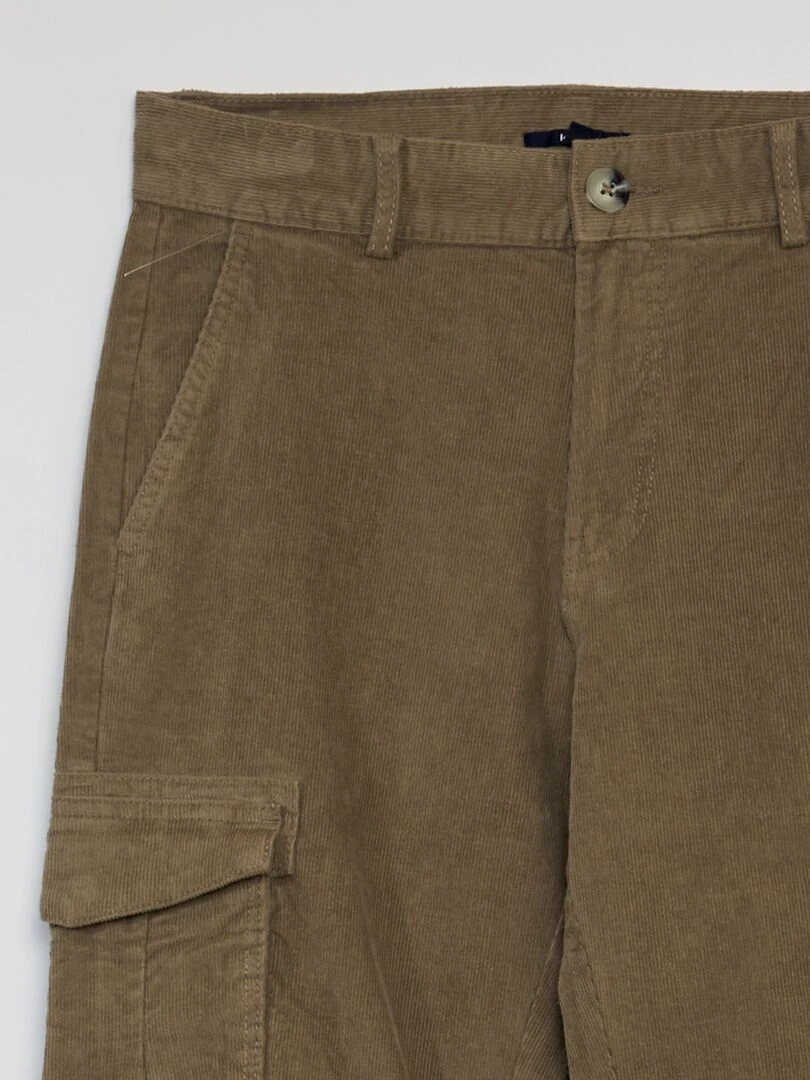Pantalon en velours côtelé Beige