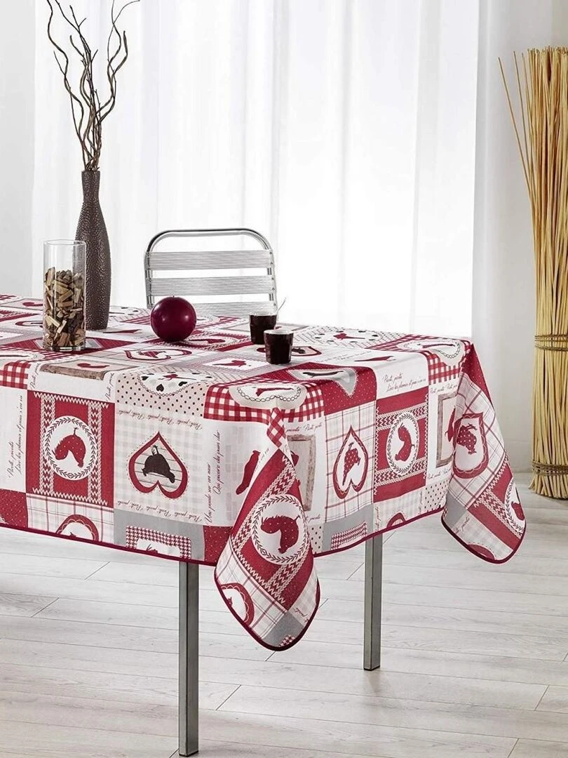 Nappe Patch cocotte Rouge
