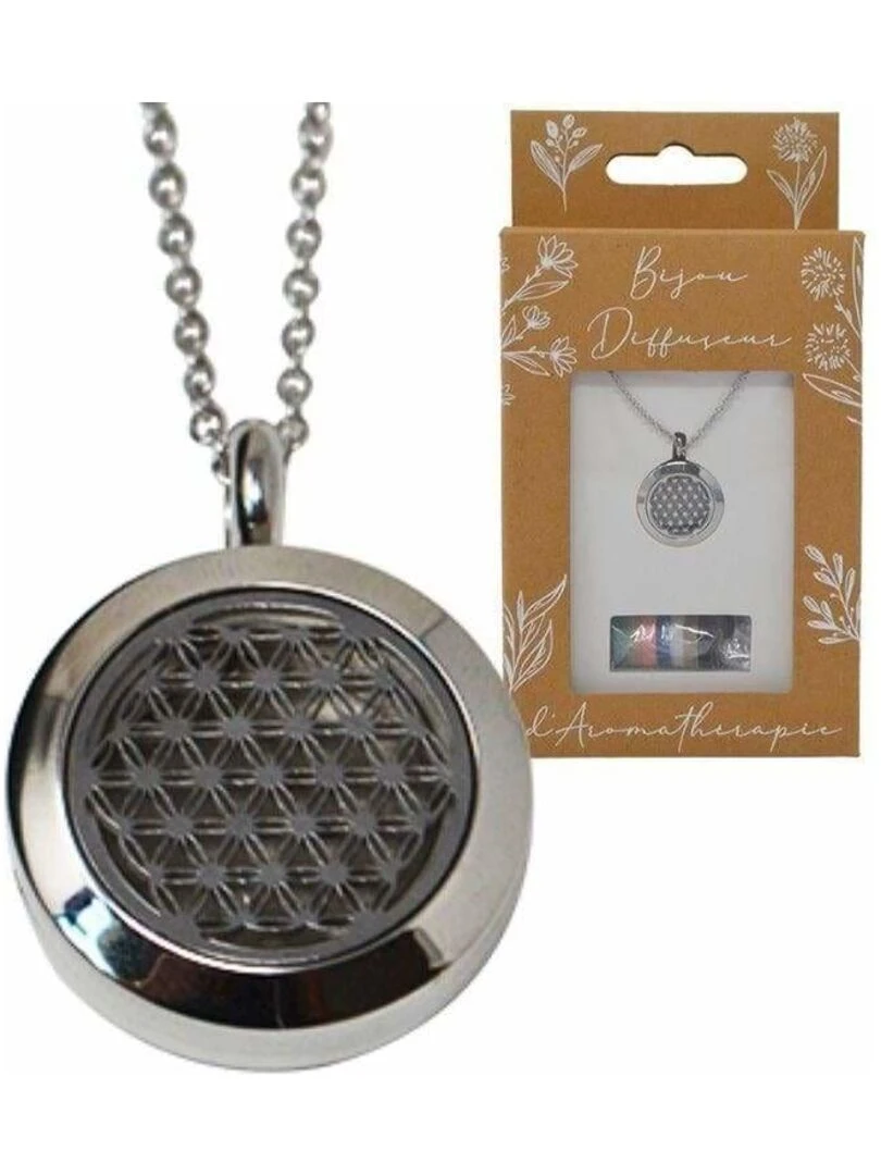 7 feutrines rondes   pour collier Aromathérapie   Noir