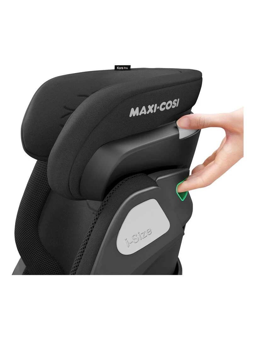 Siège Auto MAXI COSI Kore Pro  Groupe 2/3  i Size  Isofix  Inclinable  Authentic Black   Noir Noir