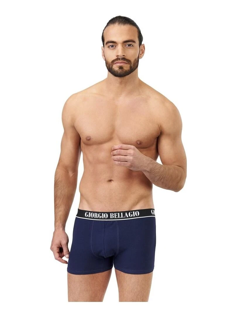 Lot de 12 boxers homme Smart Giorgio Bellagio   Rouge