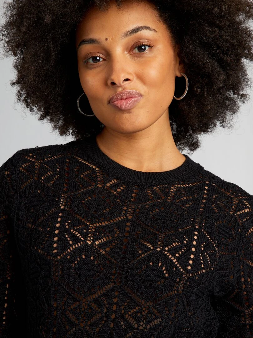 Pull de maternité   noir