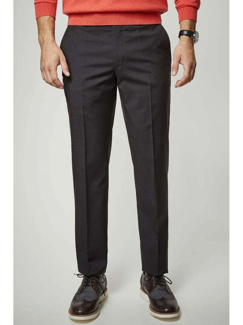 Costume en laine vierge Pierre Cardin   gris anthracite