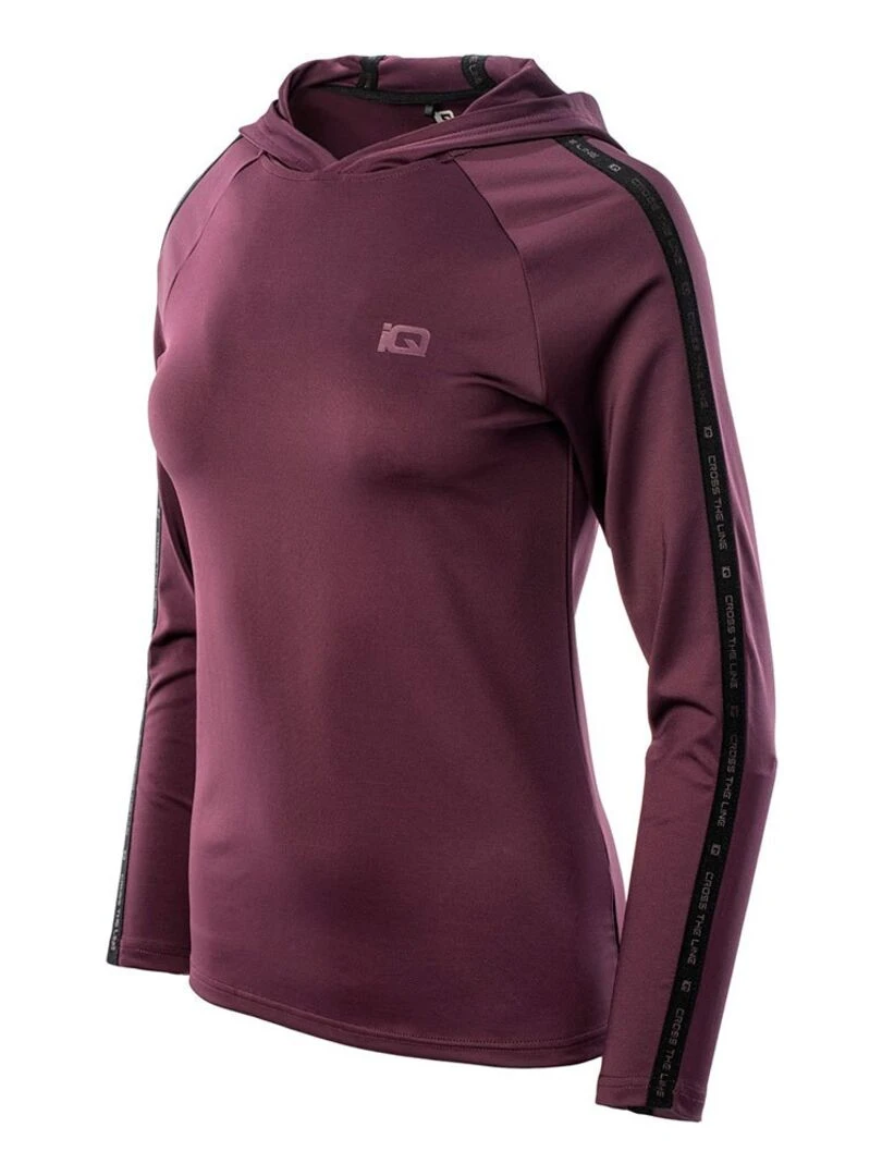 IQ   Sweat à capuche BOYNA   Violet foncé
