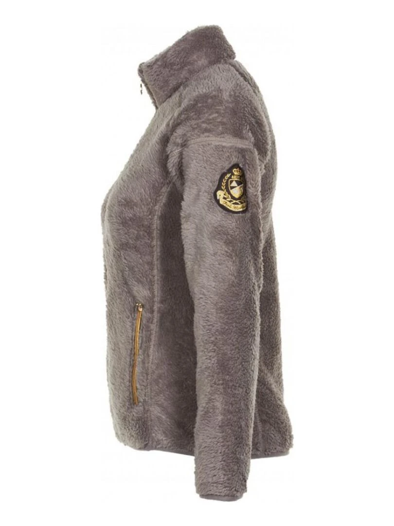 Blouson polaire femme AVIANE   Gris taupe
