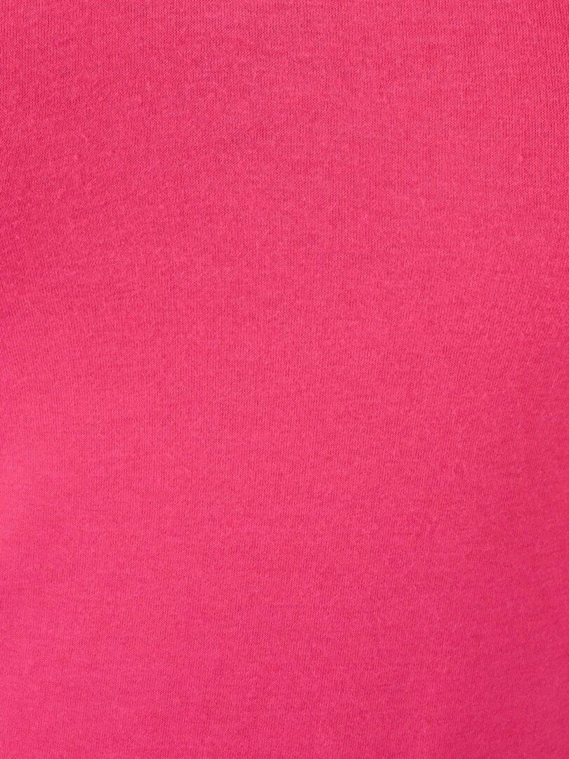 Débardeur jersey Thermolactyl Sensitive finition dentelle    Damart   Rose framboise