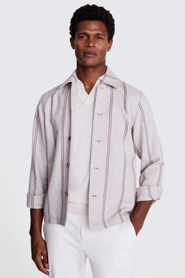Navy Denim Three Pocket Shacket   Buy Online at Moss
