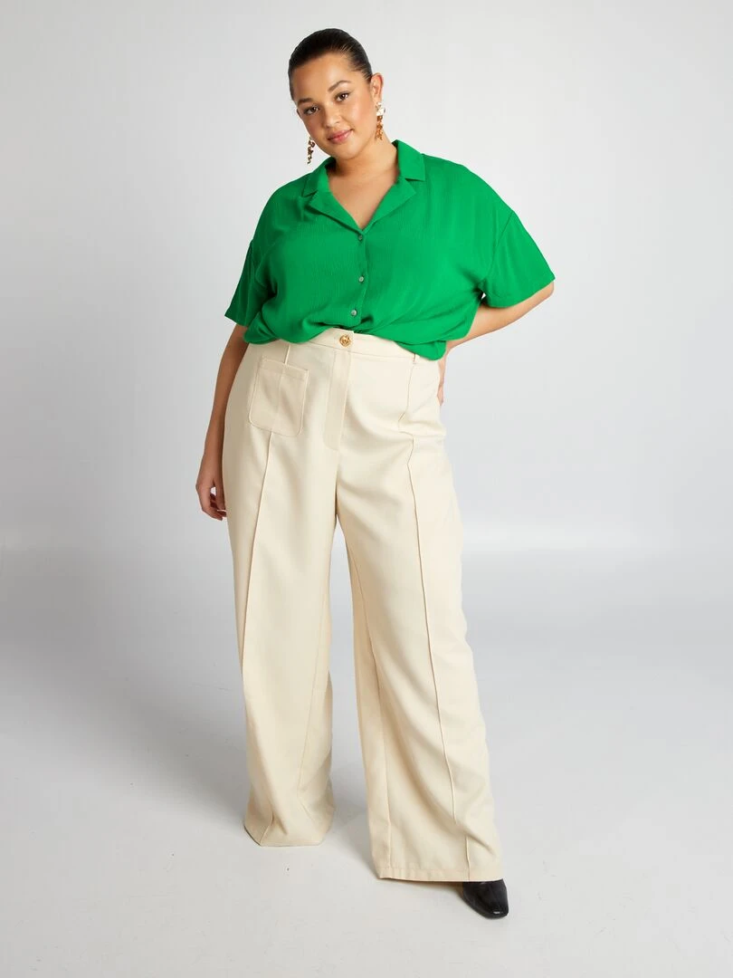 Chemisier à motifs Vert