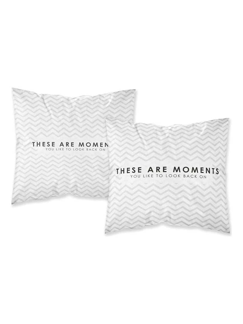 Parure housse couette Passiflore   Blanc