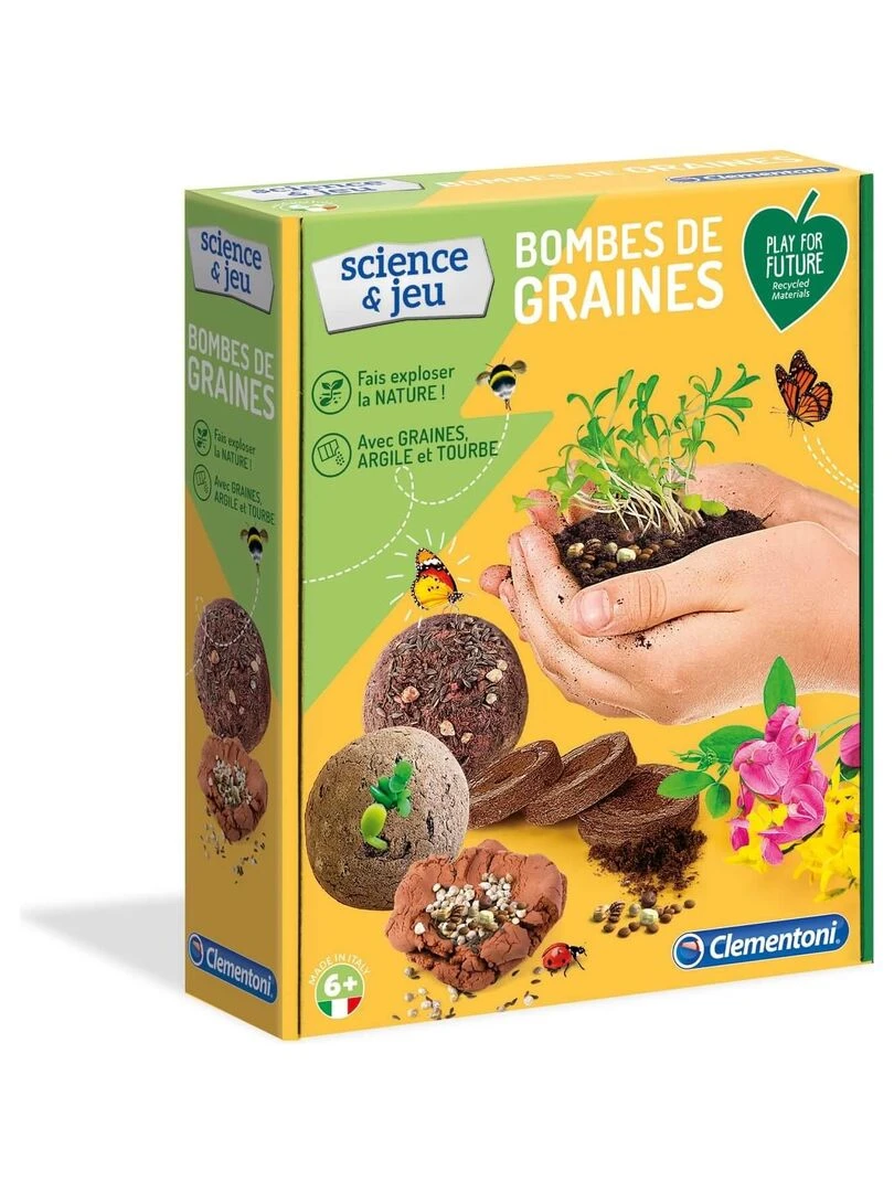 Kit sciences et jeu : Play for future : Bombe de graines N/A