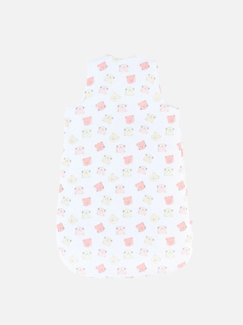 Gigoteuse 70cm en jersey BIO  écru/rose   Rose