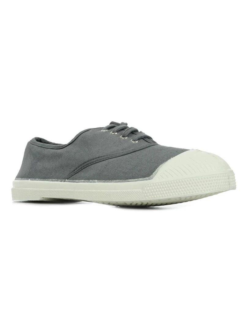 Baskets Bensimon Lacets Gris Blanc