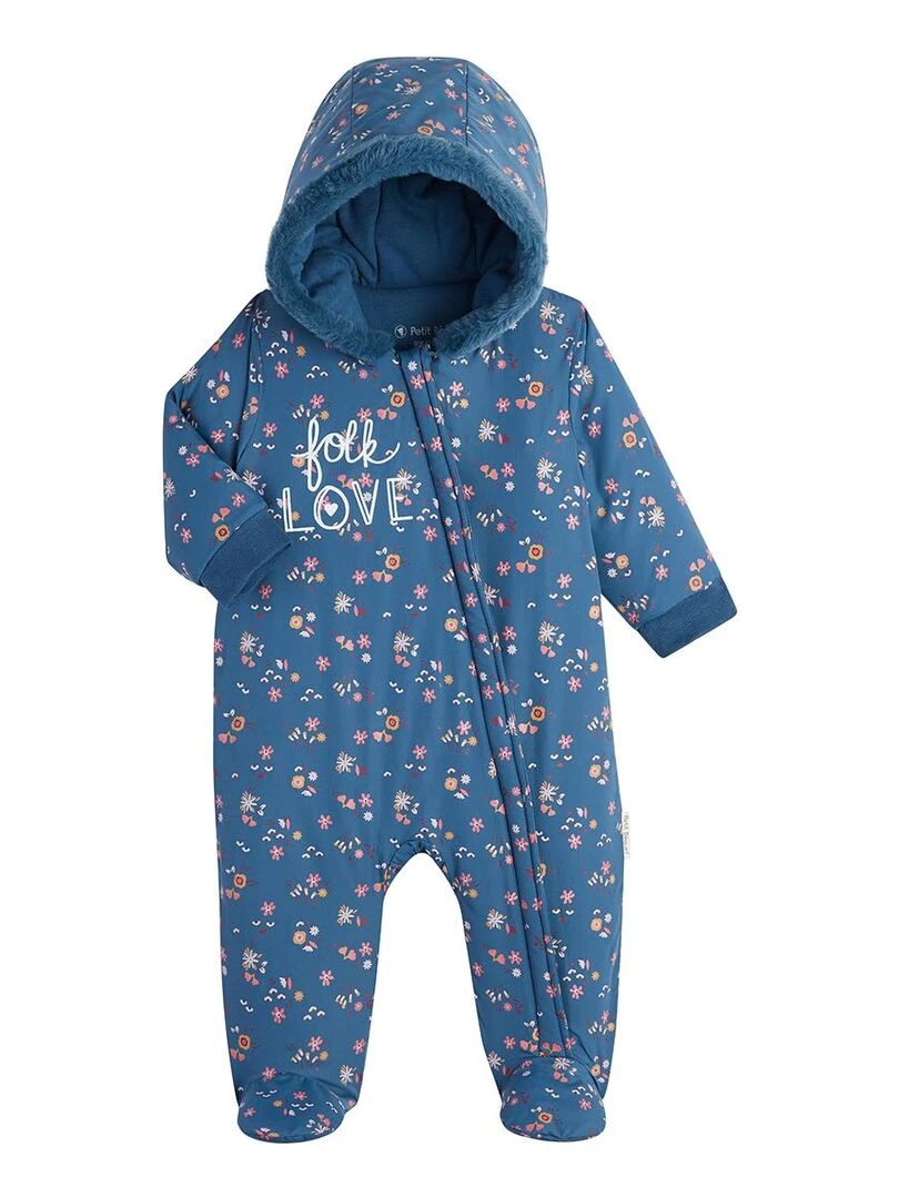 Combi pilote bébé fille Happy Folk Bleu
