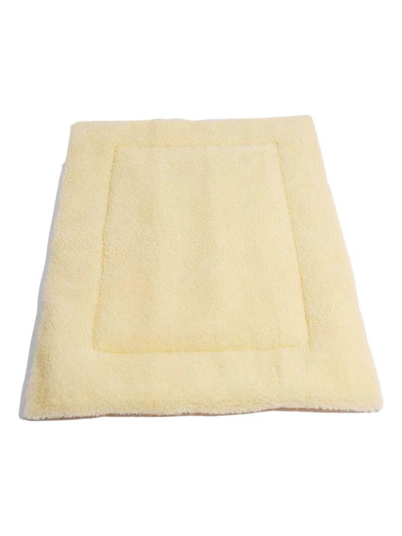 Tapis de jeu en laine Wooly (100 x 100 cm) Ecru