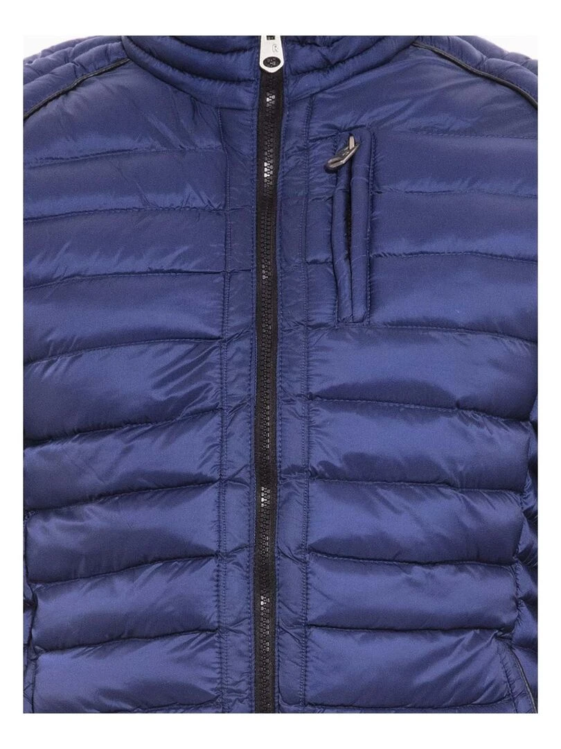 Doudoune légère col officier ZABROK   Bleu roi