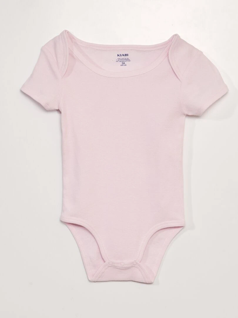 Lot de 3 bodies en coton So Easy Jaune
